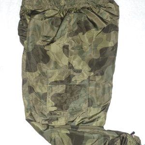 Forever 21 Camo Cargo Elastic Waist Lined Workout Pants  Sz L